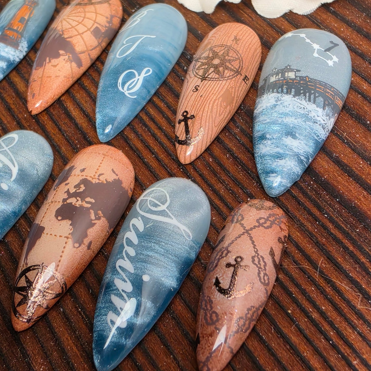 SWIM – Luxury Press-On Nail Set