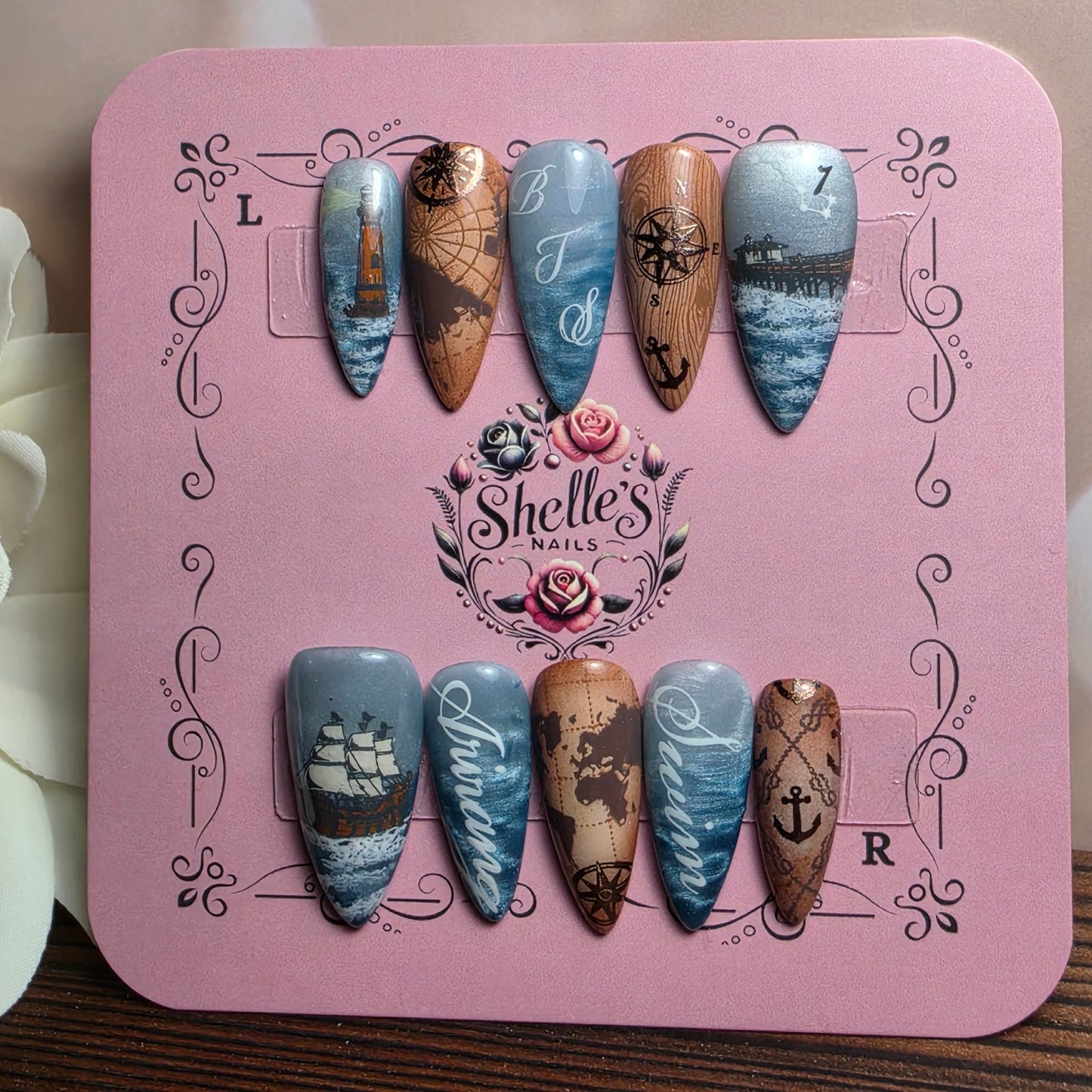 SWIM – Luxury Press-On Nail Set